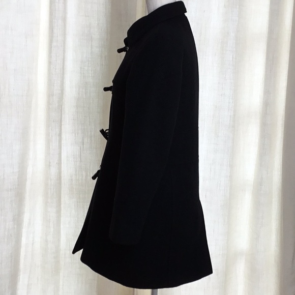 Banana Republic Black Wool Coat S - Picture 3 of 8